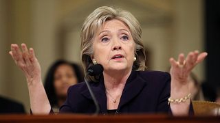 Image: Hillary Clinton testifies before the House Select Committee on Bengh