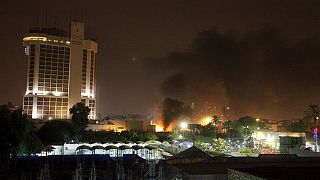 Twin car bombs at top Baghdad hotels kill 10, wound 30