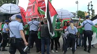 تظاهرات در زوریخ؛ فلسطین خواهان تعلیق اسرائیل از عضویت در فیفا