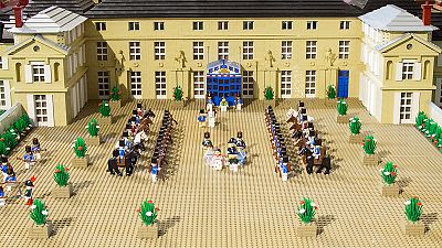 La batalla de Waterloo versionada por Lego