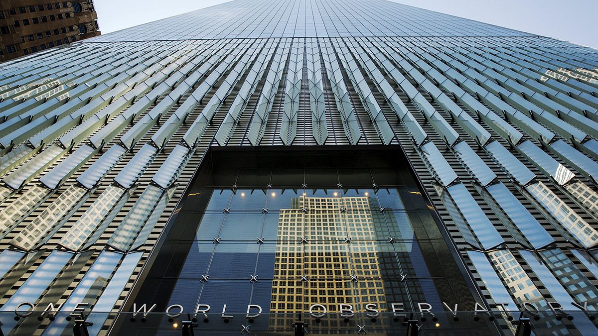 New York : inauguration de l'observatoire du World Trade Center