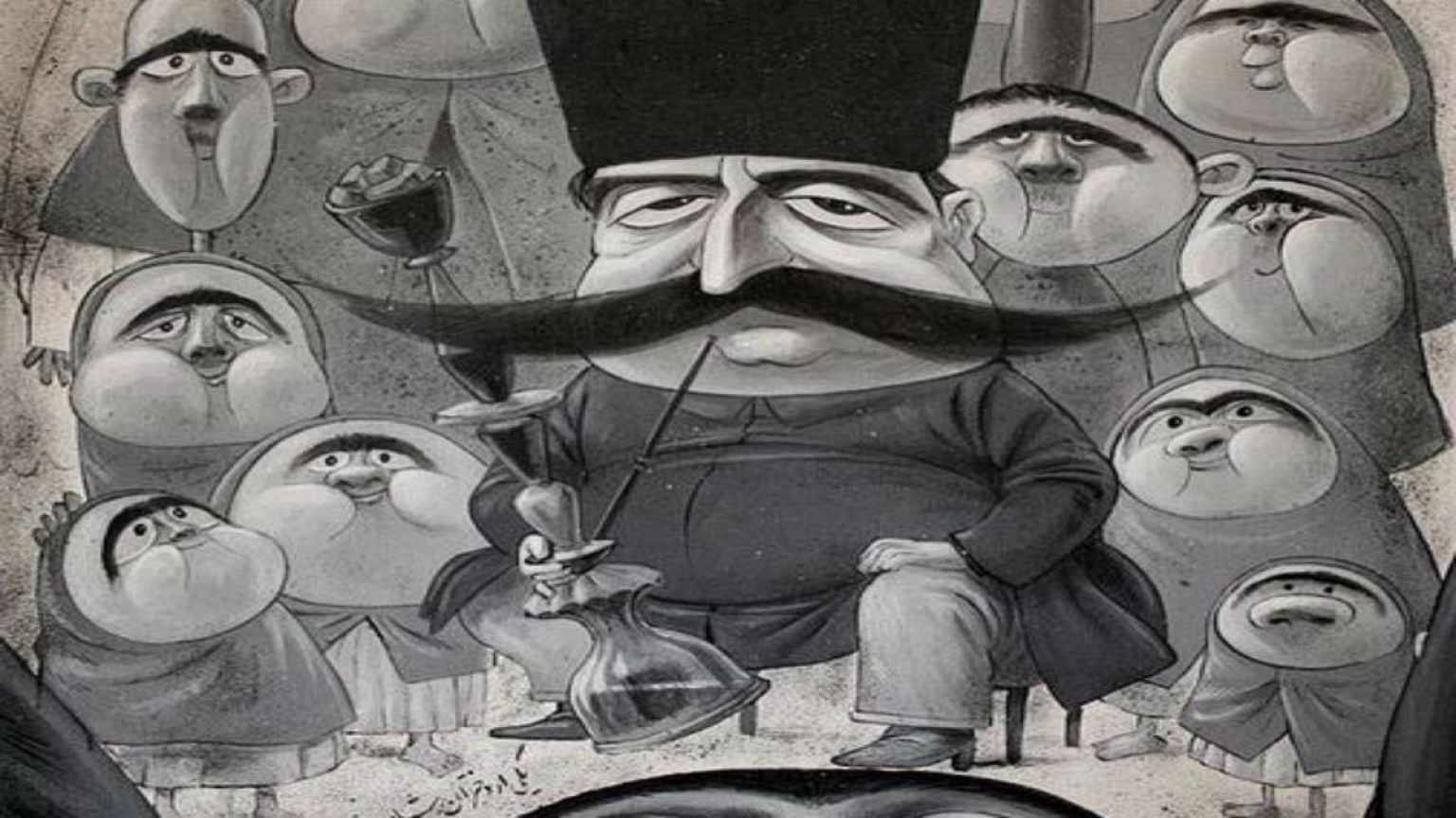 رونمایی از تابلوی حرمسرای ناصرالدین‌شاه