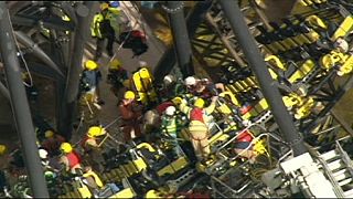 Four seriously injured in UK rollercoaster crash