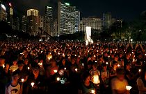 Hong Kong recuerda a las víctimas de Tiananmen 26 años después
