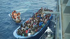 Sechstausend Bootsflüchtlinge über das Wochenende vor Libyen gerettet