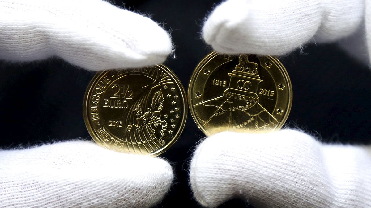 Bélgica finta França e cunha moeda exclusiva de 2,5 euros por Waterloo