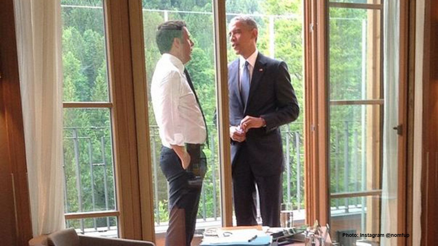 Hat Obama wieder angefangen zu rauchen?