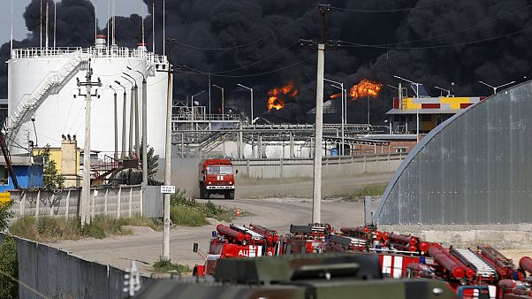 Ουκρανία: Περιορίστηκε η πυρκαγιά στις πετρελαϊκές εγκαταστάσεις Ουκρανία: Περιορίστηκε η πυρκαγιά στις πετρελαϊκές εγκαταστάσεις