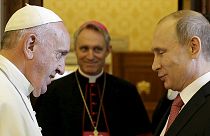 ولادیمیر پوتین در واتیکان با پاپ دیدار کرد