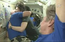 بازگشت پیروزمندانه فضانوردان ایستگاه بین المللی فضایی