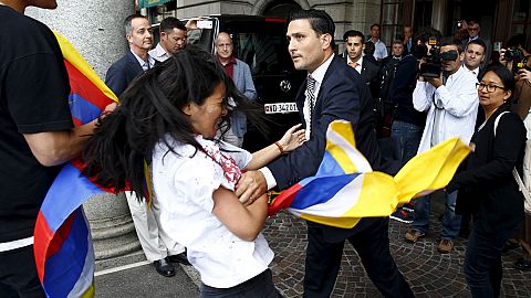 Activistas tibetanos boicotean la candidatura de Pekín para las Olimpiadas de Invierno 2022