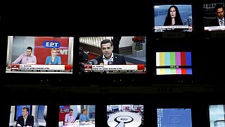 Tears as Greek state TV returns to air after austerity shutdown