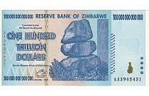 35.000.000.000.000.000 dólares zimbabuenses a cambio de un dólar estadounidense