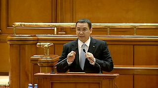 Romania's leftist government led by Prime Minister Victor Ponta survives a no-confidence vote