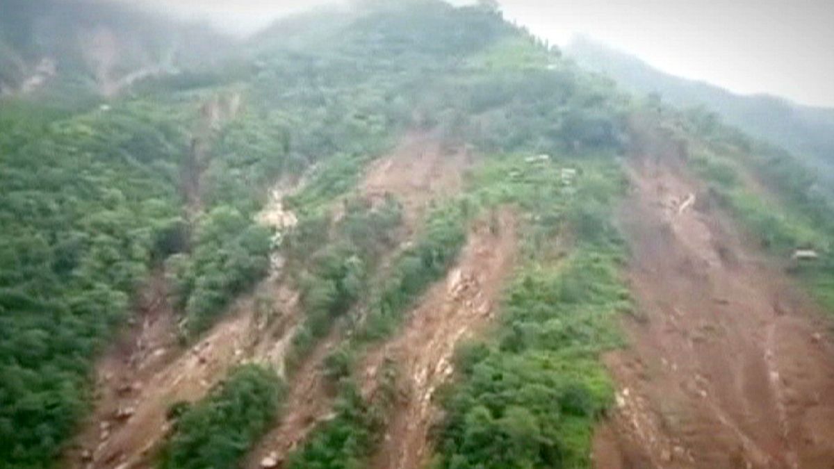 Landslides in Nepal leave over 50 dead