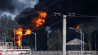 Arrests made over Ukraine fuel depot fire
