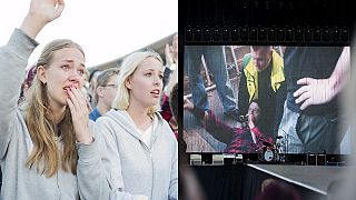 كسر ساق مغني «فو فايترز» أثناء حفل في السويد