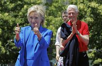 Hillary Clinton lancia la campagna per le prossime presidenziali statunitensi