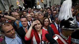 Anti-austerity leaders sworn in as Madrid & Barcelona mayors