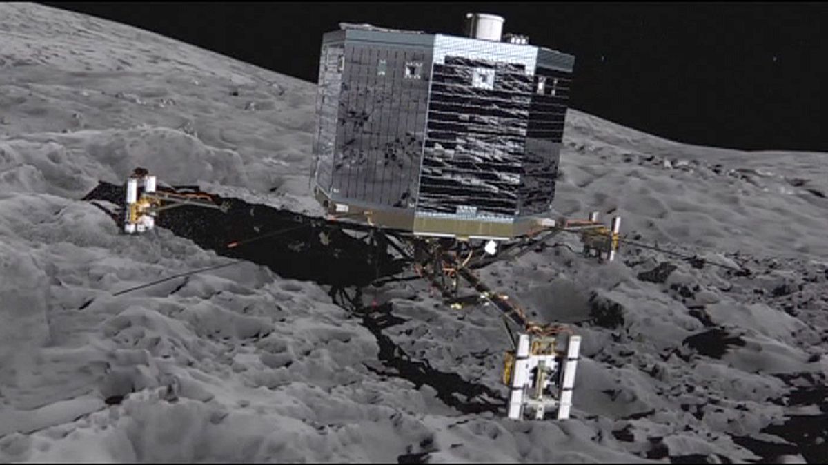 El robot Philae despierta tras7 meses de hibernación en el cometa 67P