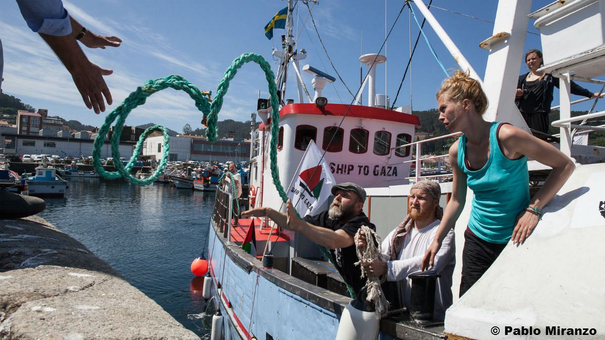 La Freedom Flotilla di nuovo in rotta verso Gaza. Le immagini a bordo dell'inviato di euronews