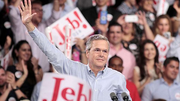 Jeb Bush apja és bátyja nyomában – ringbe szállt az amerikai elnökségért Jeb Bush apja és bátyja nyomában – ringbe szállt az amerikai elnökségért