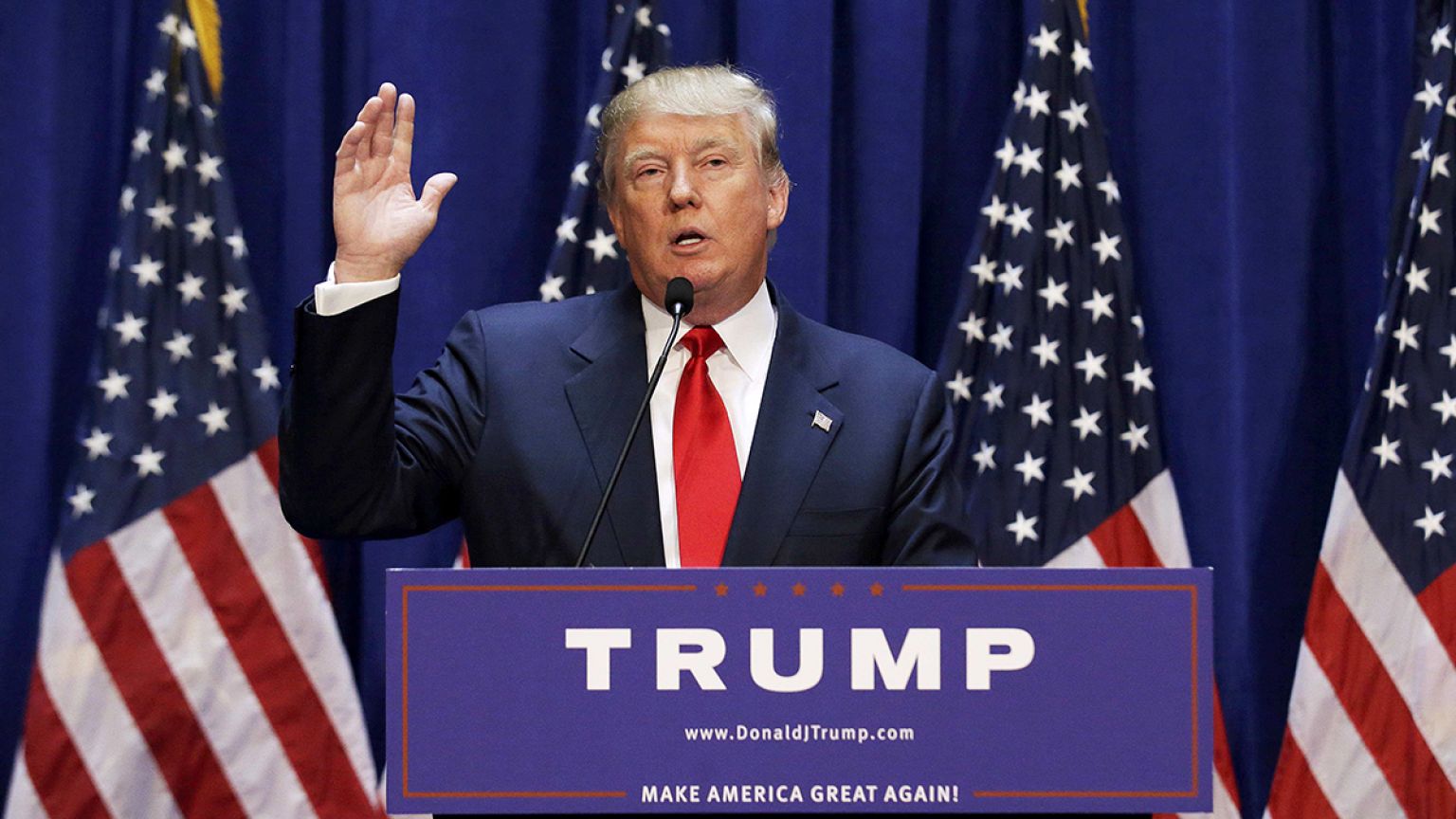 Billionaire Donald Trump says he's running for US president