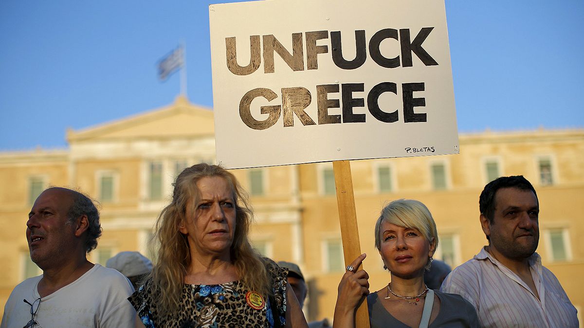 Athens rallies against austerity ahead of eurozone crunch talks