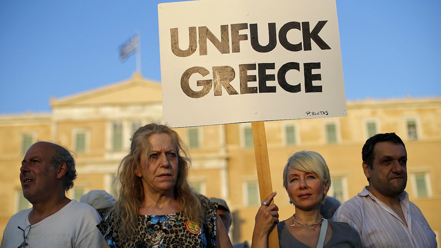Athens rallies against austerity ahead of eurozone crunch talks