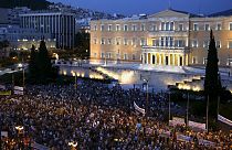 تظاهرات ضد اروپایی در یونان