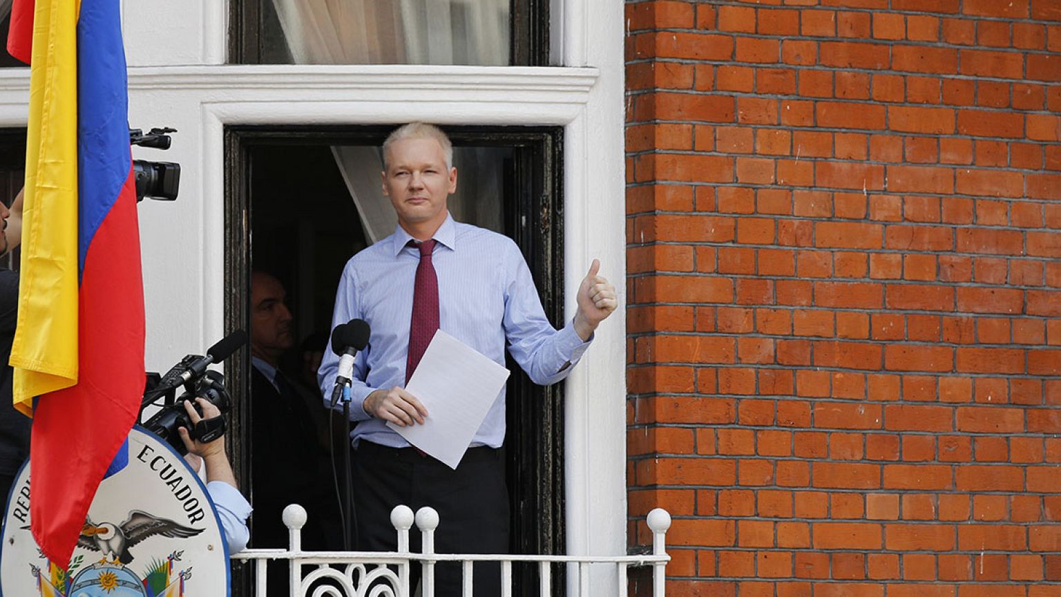 Exclusive: Assange can spend rest of his life in our embassy, says Ecuador president