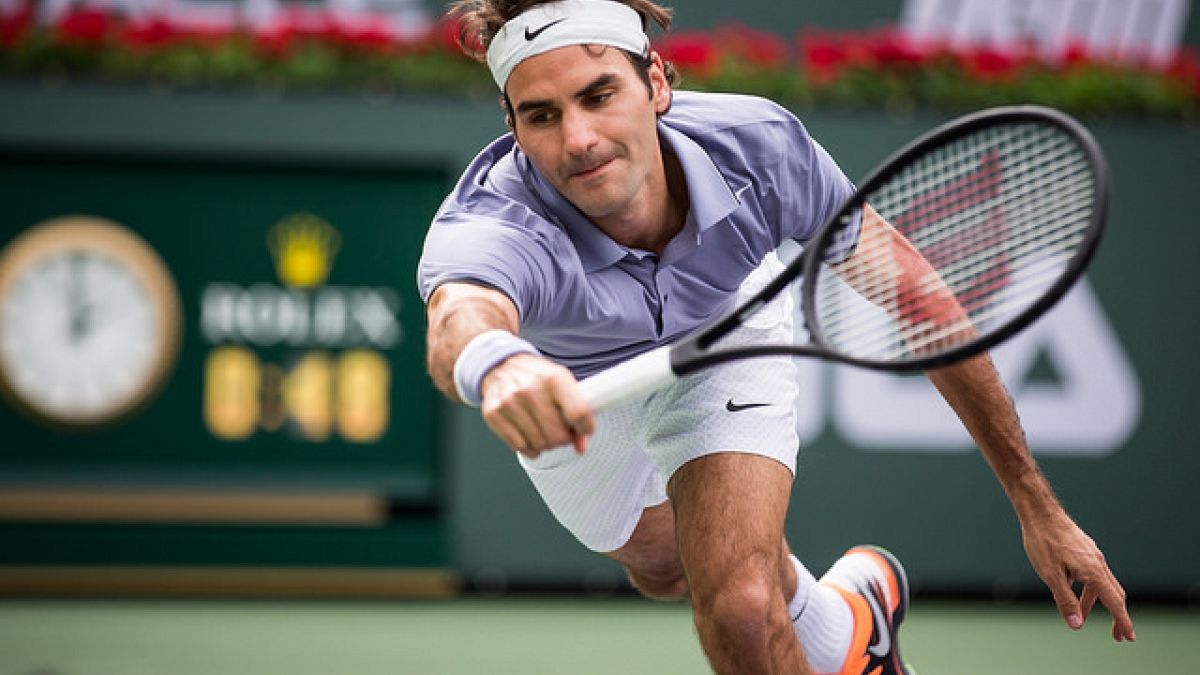 Federer sonunda bu vuruşu da yaptı!