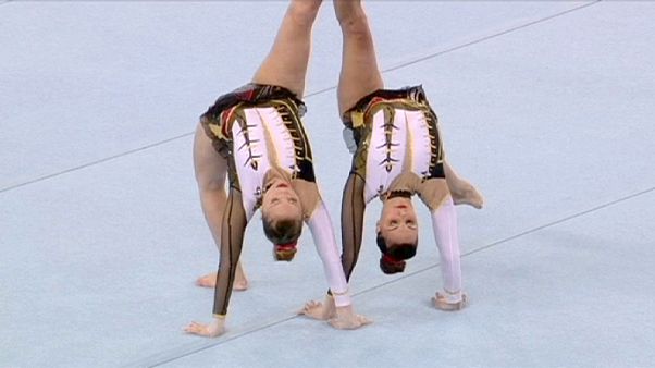 Baku 2015: Portuguesas em 7.° na final "All-round" de ginástica Baku 2015: Portuguesas em 7.° na final "All-round" de ginástica