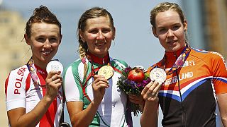 Baku 2015: Daniela Reis "satisfeita" com 14.° lugar na prova de fundo em ciclismo