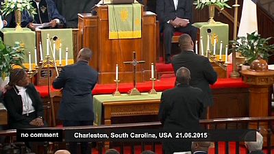 Cérémonie commémorative à Charleston