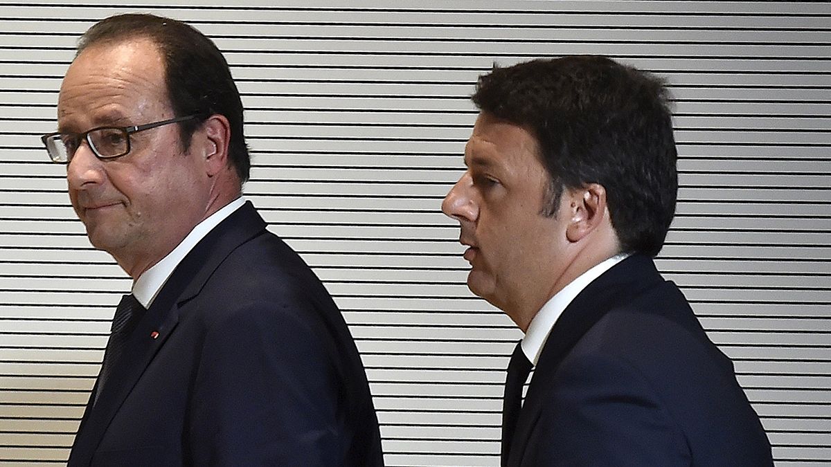 Renzi: "La inmigración no es un problema ni italiano ni francés, sino europeo"