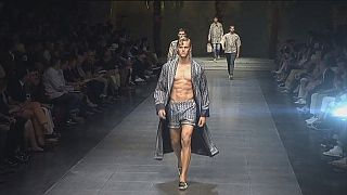 East meets West in men's spring-summer fashion in Milan