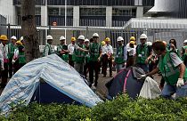 برچیده شدن واپسین چادرهای معترضان دموکراسی خواه در هنگ کنگ
