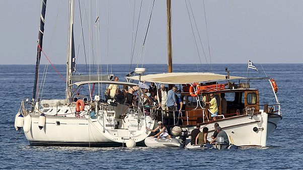 La Marina israelí intercepta la Flotilla de la Libertad cuando se acercaba a Gaza La Marina israelí intercepta la Flotilla de la Libertad cuando se acercaba a Gaza
