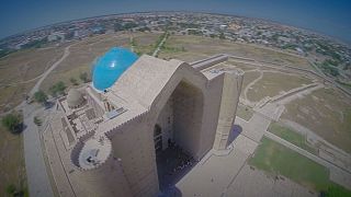 Postcards from Kazakhstan: the massive mausoleum revered by pilgrims