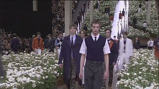 Fresh and floral fashion at Paris Spring-Summer menswear shows