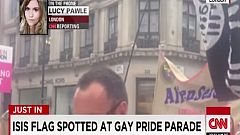 CNN International seks oyuncağı bayrağını IŞİD bayrağı sandı
