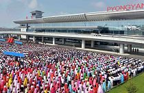 كوريا الشمالية تحتفل بافتتاح مطار جديد