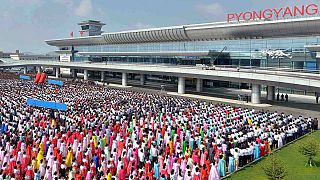 North Korea celebrates new airport