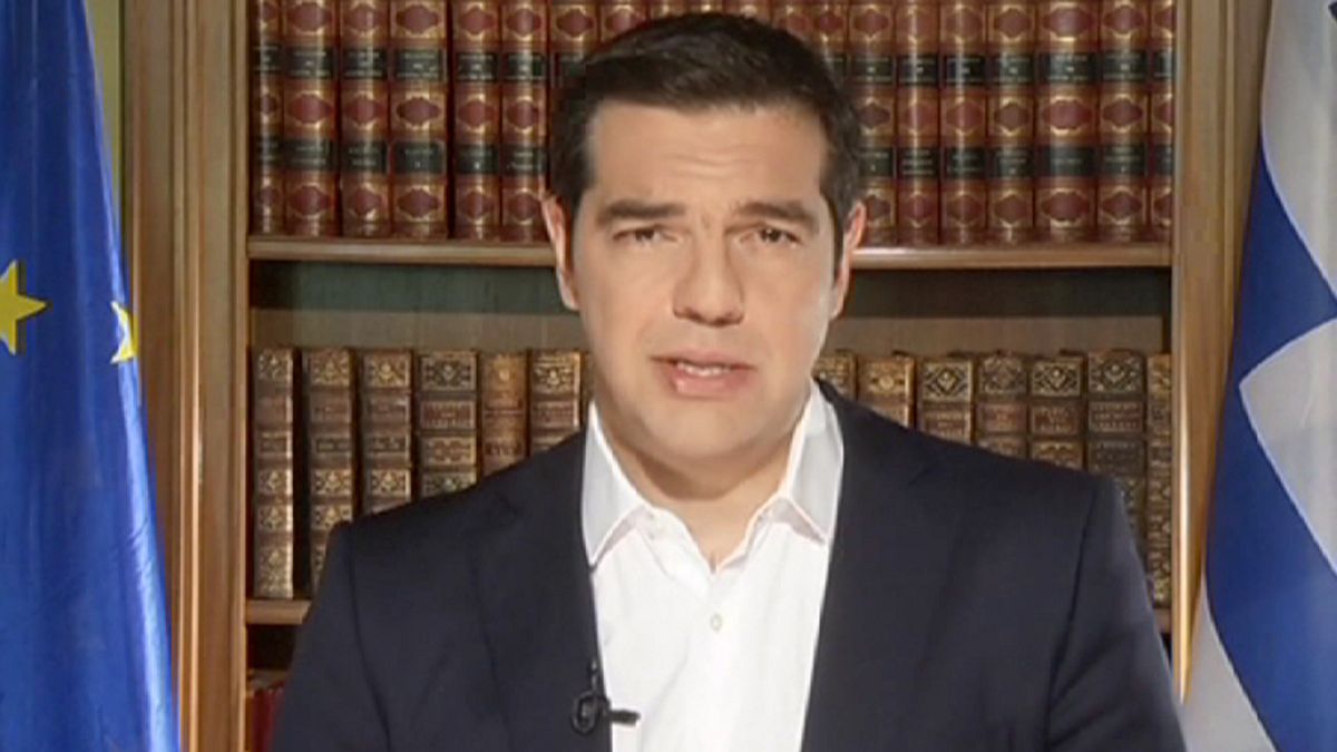 Greek PM Tsipras says IMF report supports "no" vote
