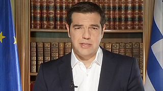 Greek PM Tsipras says IMF report supports "no" vote