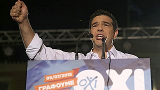 Cierre de campaña en Grecia previo al referendum del domingo