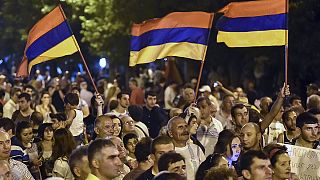 Armenians protest against electricity price rise