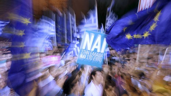 Référendum : 22.000 supporters du "oui" rassemblés à Athènes Référendum : 22.000 supporters du "oui" rassemblés à Athènes