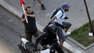 Atene: scontri durante la manifestazione sul referendum, un fermo